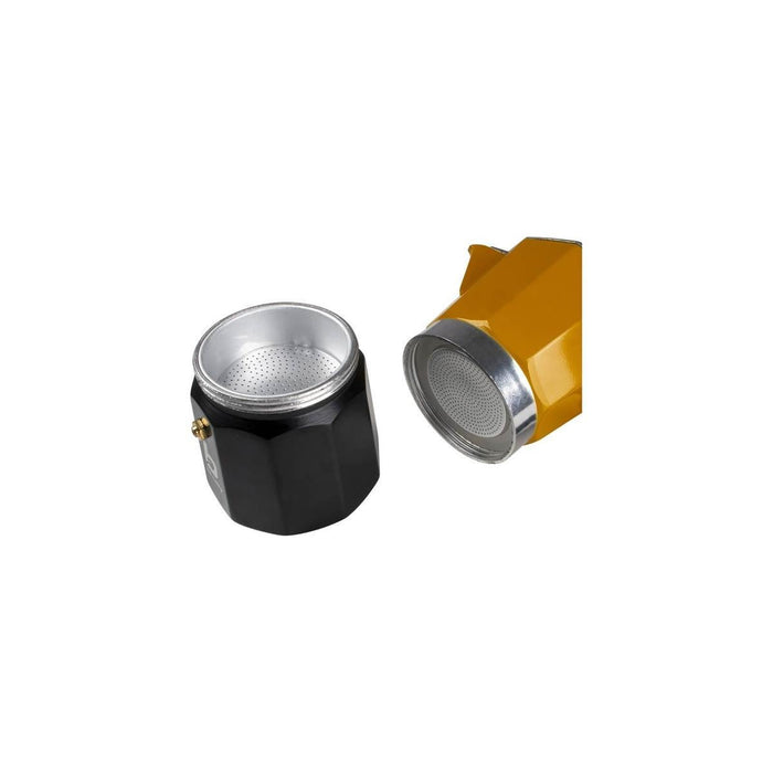 Bo-Camp Industrial Collection Percolator Hudson Yellow 6 Cups Bo-Camp - UK Camping And Leisure
