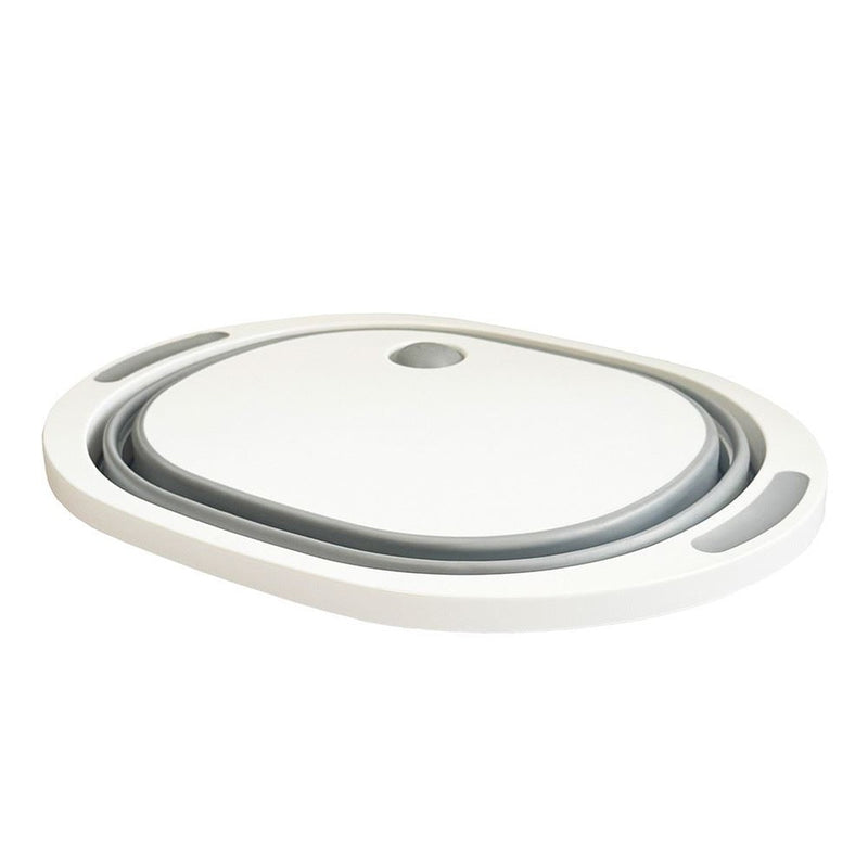 Olpro Collapsible Silicone Folding Bowl with Cutting Board