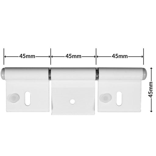 Hinge White (C11) for Caravan/Motorhomes Nova - UK Camping And Leisure