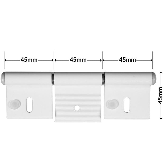 Hinge White (C11) for Caravan/Motorhomes Nova - UK Camping And Leisure