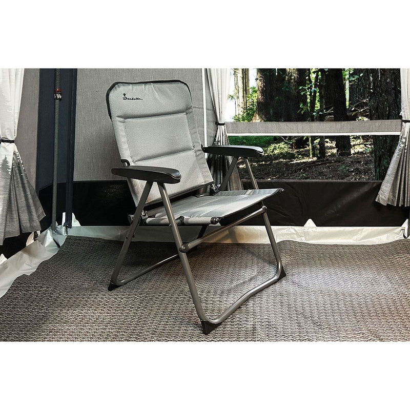 Isabella Nanna Chair Light Grey Camping Caravan Folsing Chair | lightweight, touring caravan, camping chair