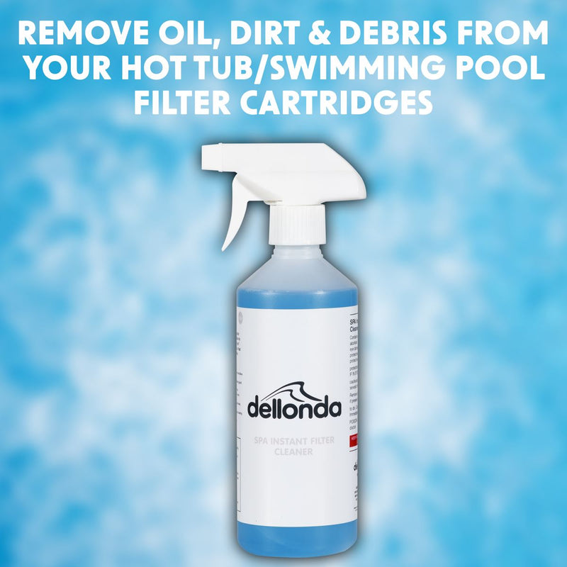 Dellonda Universal Instant Cartridge Filter Cleaner for Hot Tubs/Spas 500ml Dellonda - UK Camping And Leisure