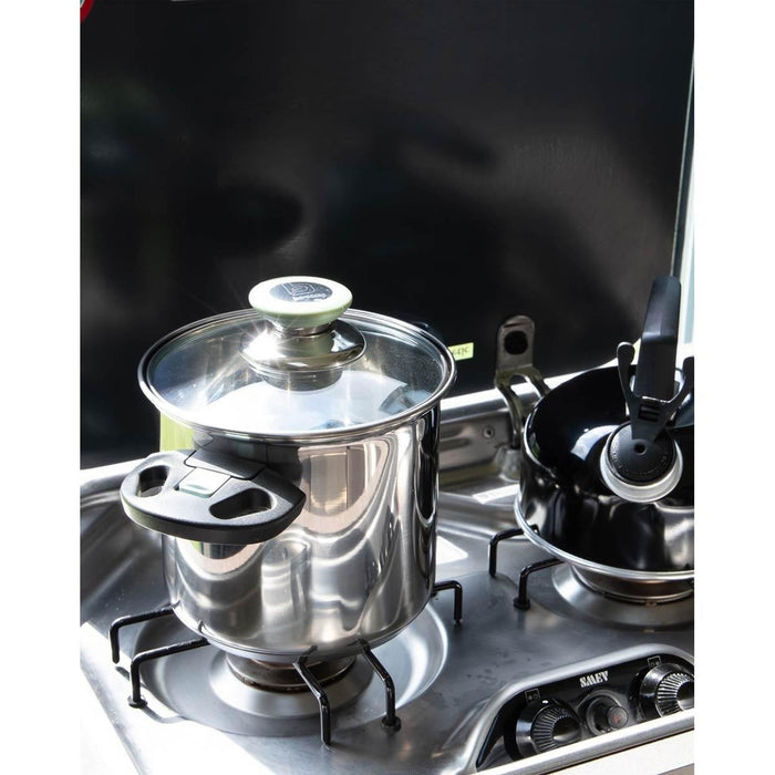 Bo-Camp Pan Elegance RVS Induction Dia 14cm Bo-Camp - UK Camping And Leisure