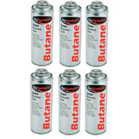 6x Go System Butane Gas Cartridge 277G,  for Camping, Cooking, and Outdoor Use