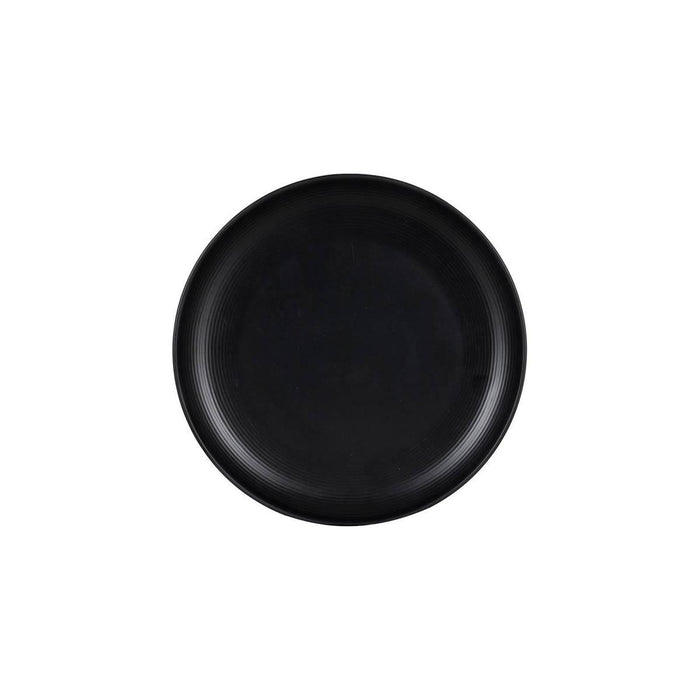 Bo-Camp Industrial Collection Dinner Plate Orville 4 Pieces Black Bo-Camp - UK Camping And Leisure