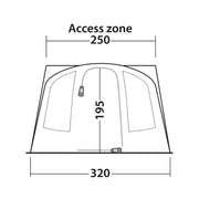 Outwell Fresno Driveaway Awning Grey Outwell - UK Camping And Leisure