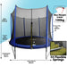 Dellonda 10ft Heavy-Duty Outdoor Trampoline with Safety Enclosure Net Dellonda - UK Camping And Leisure