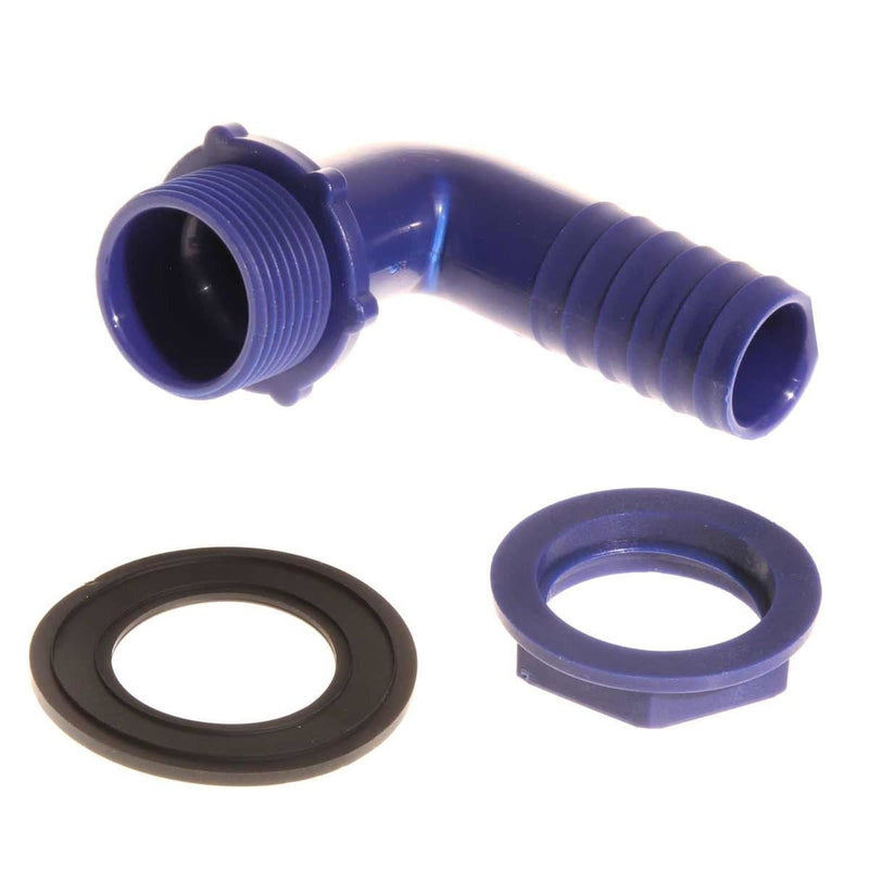 Plastic 20mm Angled Connector 3/4'' BSP (Pack of 10) AG - UK Camping And Leisure