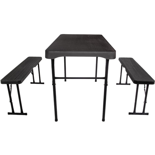 Quest Jet Stream Grassmoor Camping Table and Bench Set Quest - UK Camping And Leisure