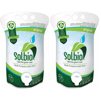 2x Solbio Organic Chemical Toilet Fluid Waste & Flush 1.6L x40 Doses