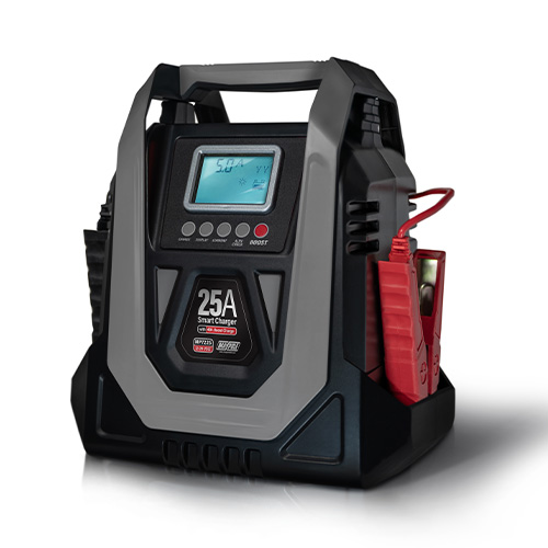 Maypole Smart Car Battery Charger with 40A Booster Fast Charge Heavy Duty 12/24V