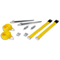 Fiamma Tie Down S Kit Awning Canopy Privacy Room Wind Storm Straps Yellow 98655-567