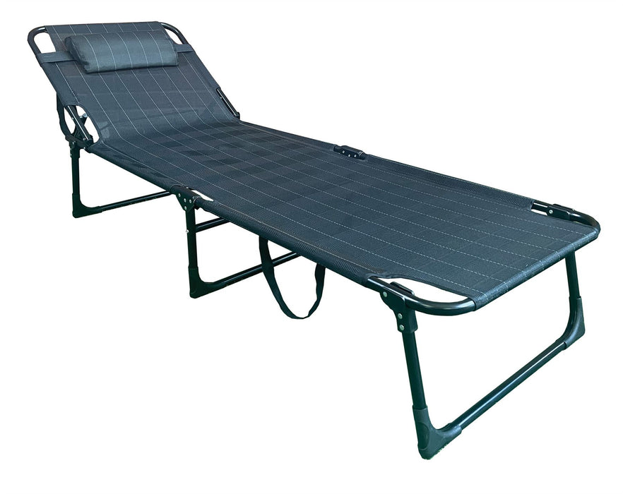 Quest Winchester Folding Sun Lounger Quest - UK Camping And Leisure