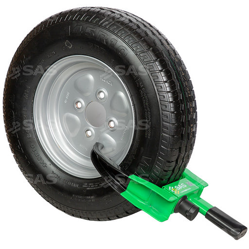 SAS SAS Green V2 Compact Wheelclamp SAS - UK Camping And Leisure