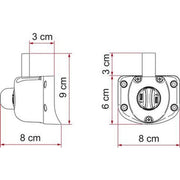 Fiamma Safe Door Guardian Ducato 09/09 Onwards Fiamma - UK Camping And Leisure