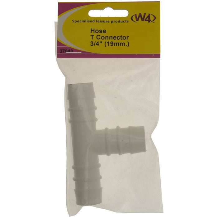 W4 T Hose Connector 3/4" 37843 W4 - UK Camping And Leisure
