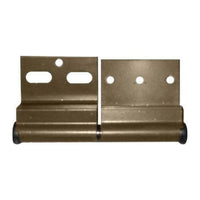 Caravan and Motorhome Door Hinge Ellbee Right Hand Brown