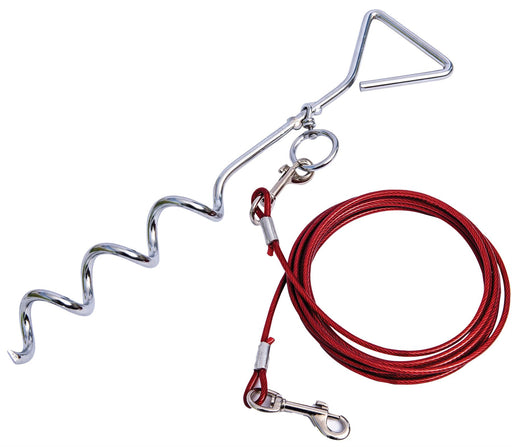 Quest Pet anchor with 4M lead Quest - UK Camping And Leisure