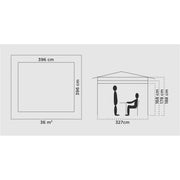 Coleman FastPitch OnePush Shelter M Event Shelter Gazebo Medium - View 5