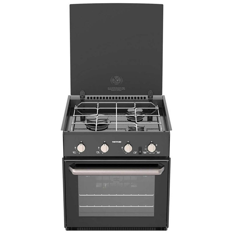 Thetford Triplex Oven and Grill Black with Shut Off Lid Thetford - UK Camping And Leisure