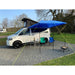 Campervan Awning Sun Canopy Sunshade Motorhome for 4 or 6mm Rail Blue T4 T5 T6 UK Camping And Leisure