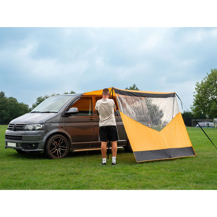 Olpro Rectangle Canopy with window (Orange) Olpro - UK Camping And Leisure