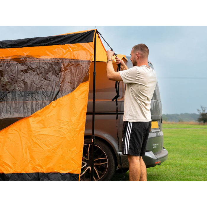 Olpro Rectangle Canopy with window (Orange) Olpro - UK Camping And Leisure