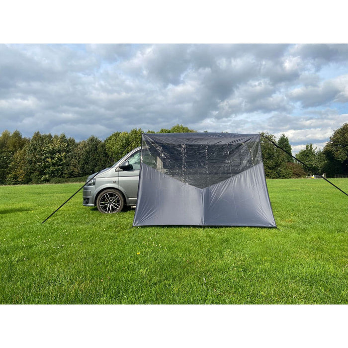 Olpro Rectangle Canopy with Window (Charcoal) Olpro - UK Camping And Leisure