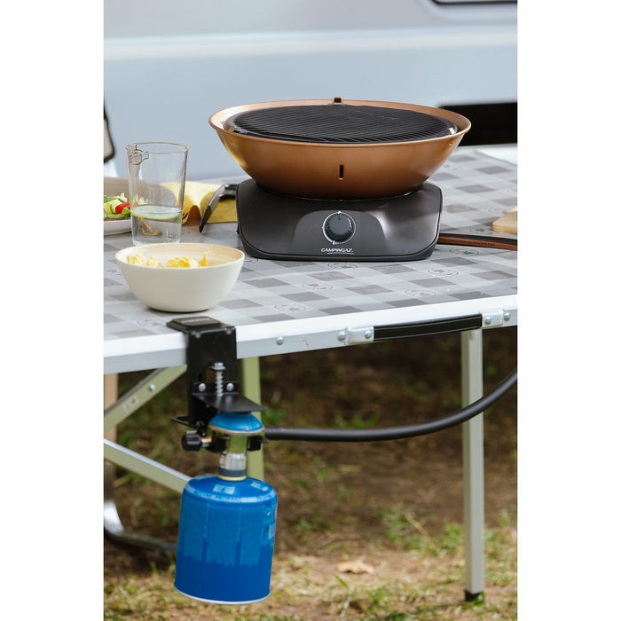 Campingaz 360 Grill CV Table Top Gas BBQ & Stove in Copper UK Camping And Leisure