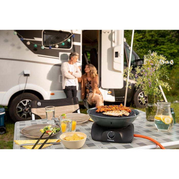 Campingaz 360 Grill CV Table Top Gas BBQ & Stove in Iron Grey UK Camping And Leisure