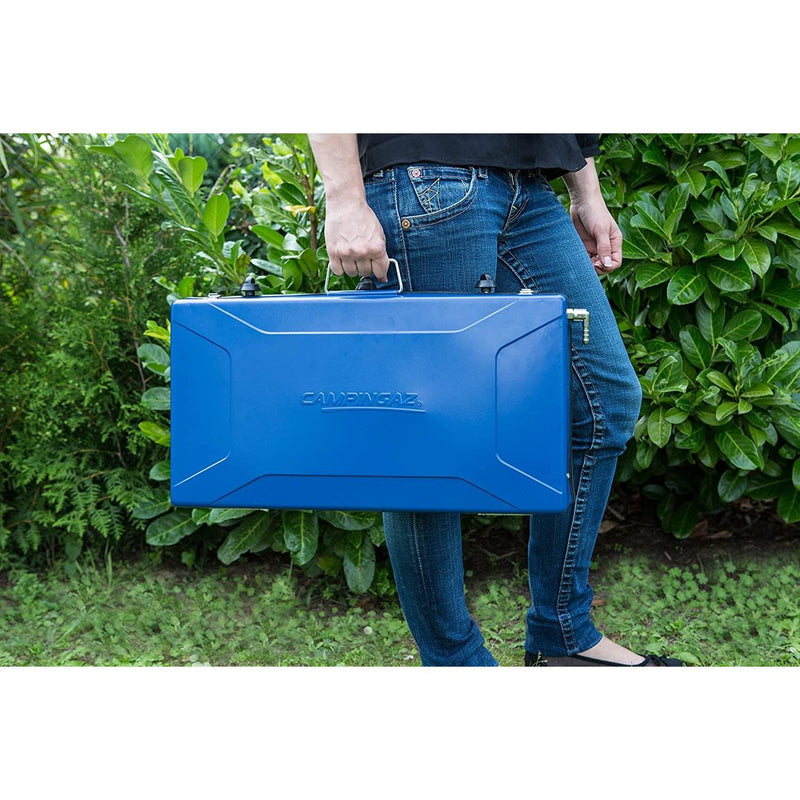 Campingaz Camping Chef Folding Double Burner Stove With Grill Campingaz - UK Camping And Leisure