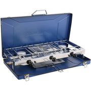 Campingaz Camping Chef Stove Folding Double Burner With Grill Campingaz - UK Camping And Leisure