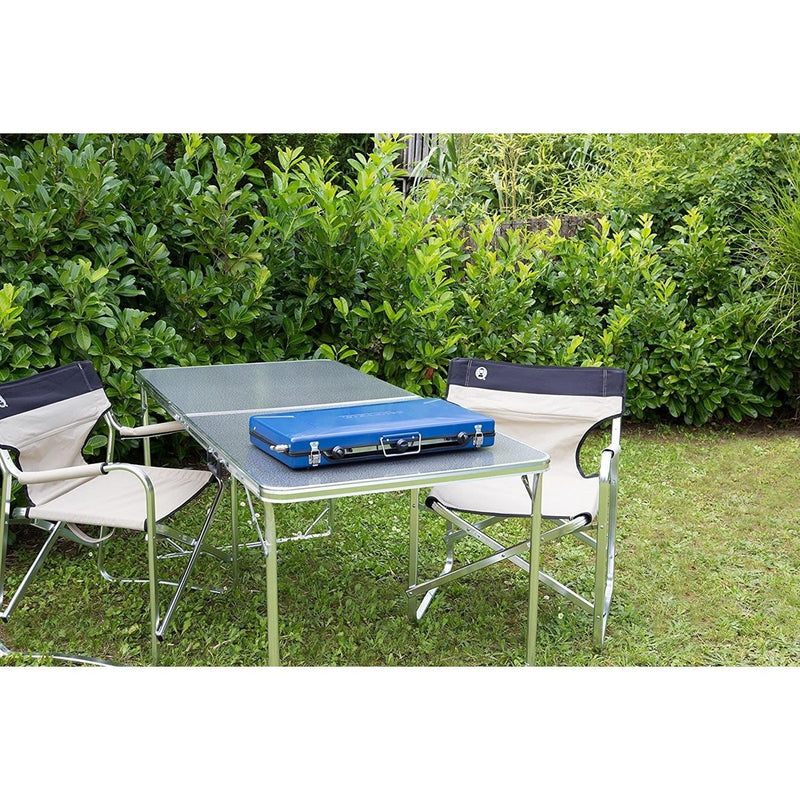 Campingaz Camping Chef Stove Folding Double Burner With Grill Campingaz - UK Camping And Leisure