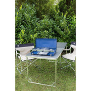 Campingaz Camping Chef Stove Folding Double Burner With Grill Campingaz - UK Camping And Leisure