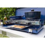 Campingaz Camping Chef Stove Folding Double Burner With Grill Campingaz - UK Camping And Leisure