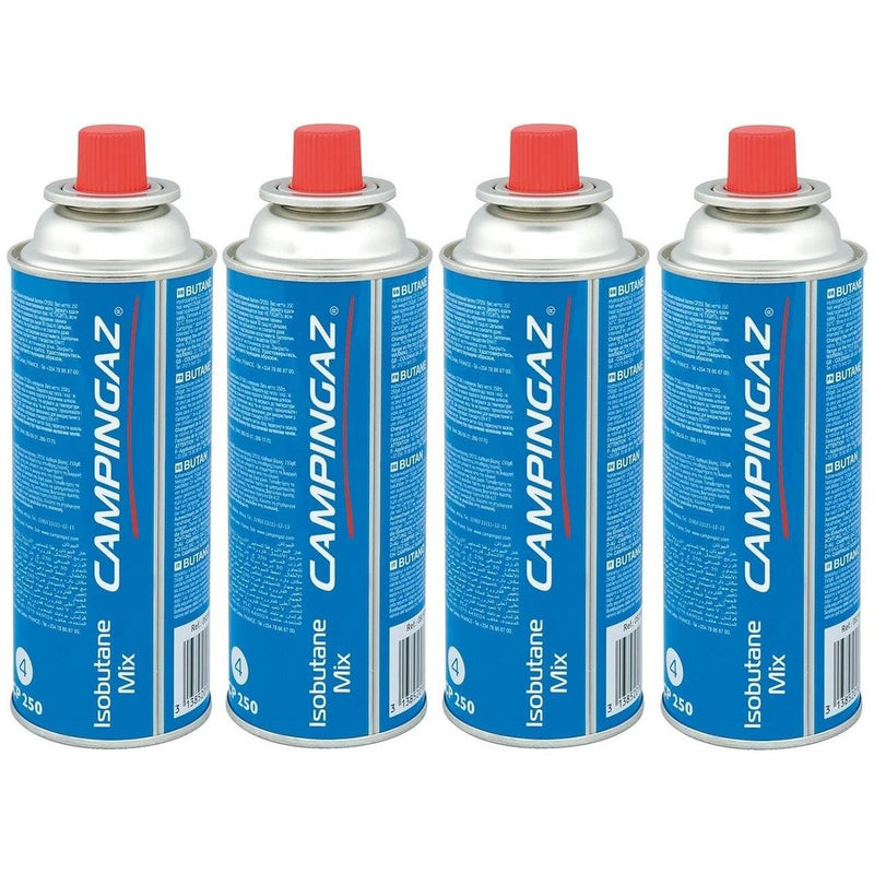 Campingaz CP250 Isobutane Gas Cartridge 4 Pack Campingaz - UK Camping And Leisure