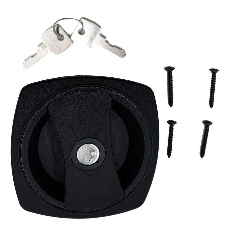 Caraloc 640 Caravan Motorhome Front Door Lock With Standard Barrel & 2 Keys Crusader - UK Camping And Leisure