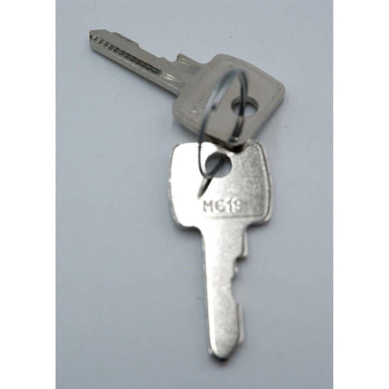 Caraloc 640 Caravan Motorhome Front Door Lock With Standard Barrel & 2 Keys Crusader - UK Camping And Leisure