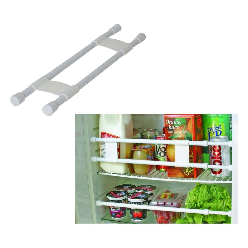 Caravan Motorhome Boat RV Cupboard Fridge Double Retaining Bars 40.5 - 71cm Via Mondo - UK Camping And Leisure