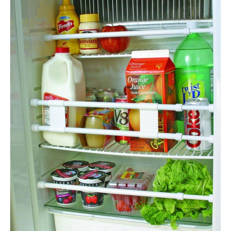Caravan Motorhome Boat RV Cupboard Fridge Double Retaining Bars 40.5 - 71cm Via Mondo - UK Camping And Leisure