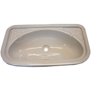 Caravan Motorhome Camper Boat Bathroom Ivory Plastic Vanity Sink Grove - UK Camping And Leisure