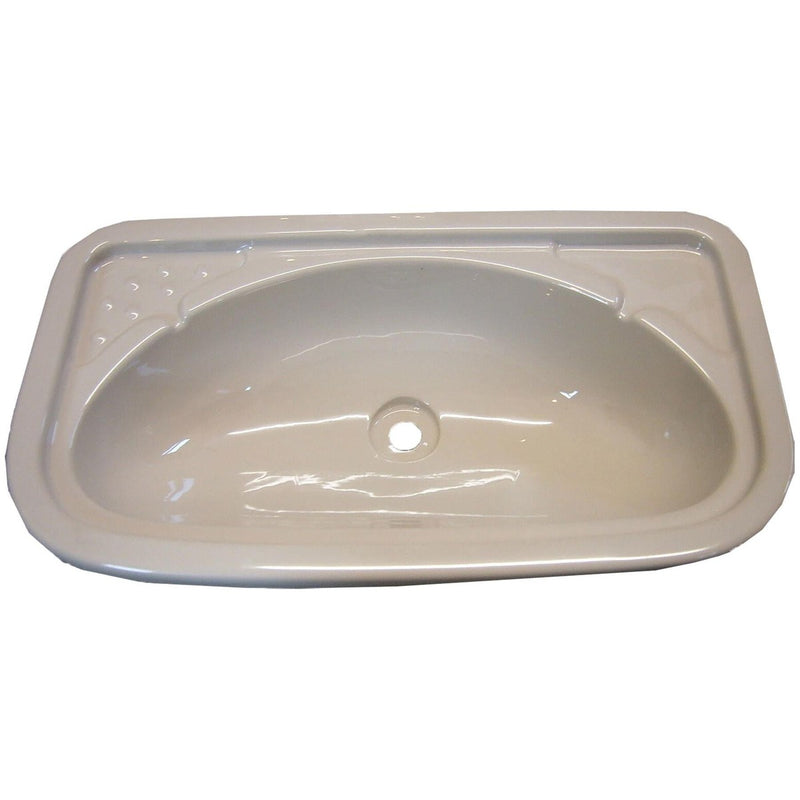 Caravan Motorhome Camper Boat Bathroom Ivory Plastic Vanity Sink Grove - UK Camping And Leisure