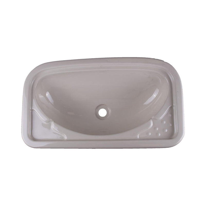 Caravan Motorhome Camper Boat Bathroom Ivory Plastic Vanity Sink Grove - UK Camping And Leisure
