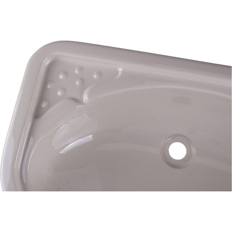 Caravan Motorhome Camper Boat Bathroom Ivory Plastic Vanity Sink Grove - UK Camping And Leisure
