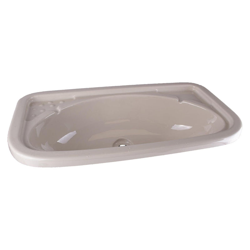 Caravan Motorhome Camper Boat Bathroom Ivory Plastic Vanity Sink Grove - UK Camping And Leisure