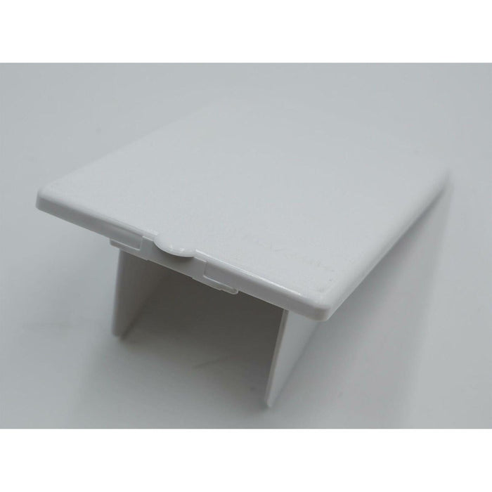 Caravan Motorhome Mains Inlet/Oulet Replacement Lid Flap Cover + Pins White - UK Camping And Leisure