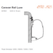 Thule Adapter TO 1200 Caravan Rail Luxe | 6.00m (price per 10 pcs) Thule - UK Camping And Leisure