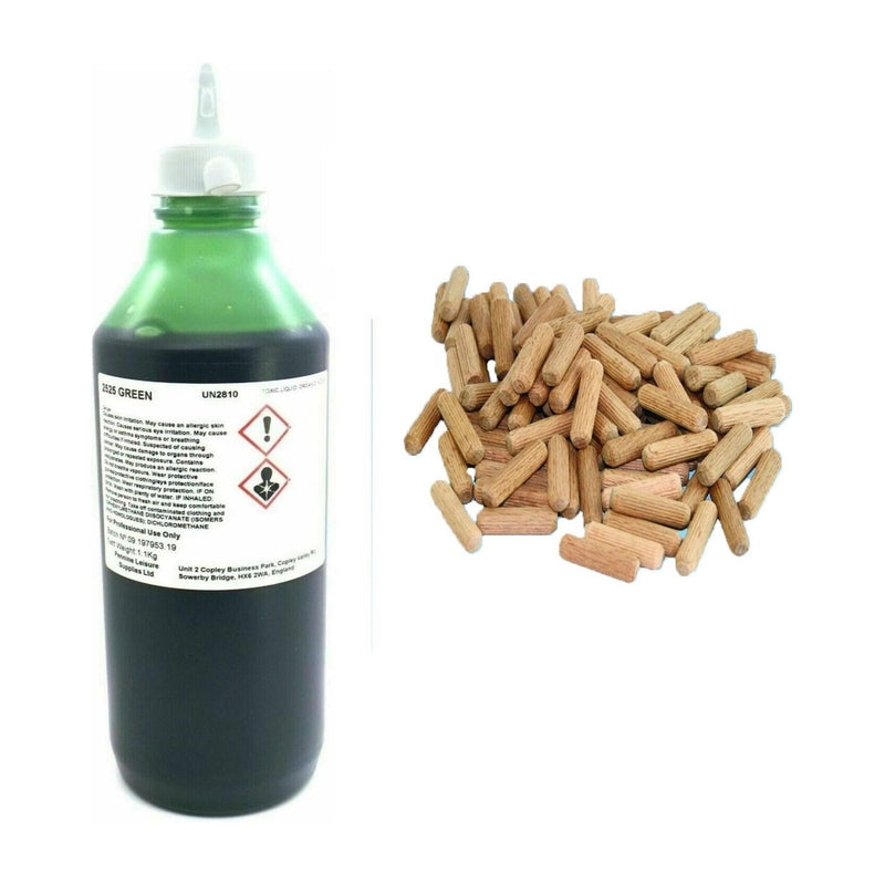 Caravan Spongy Floor Delamination One Shot Poly Adhesive + 100 Dowels + Syringe Powerpart - UK Camping And Leisure