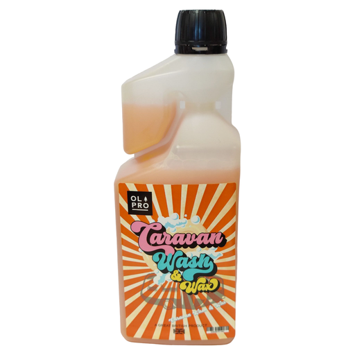 Olpro Caravan Wash and Wax 1ltr Dosage Bottle Olpro - UK Camping And Leisure