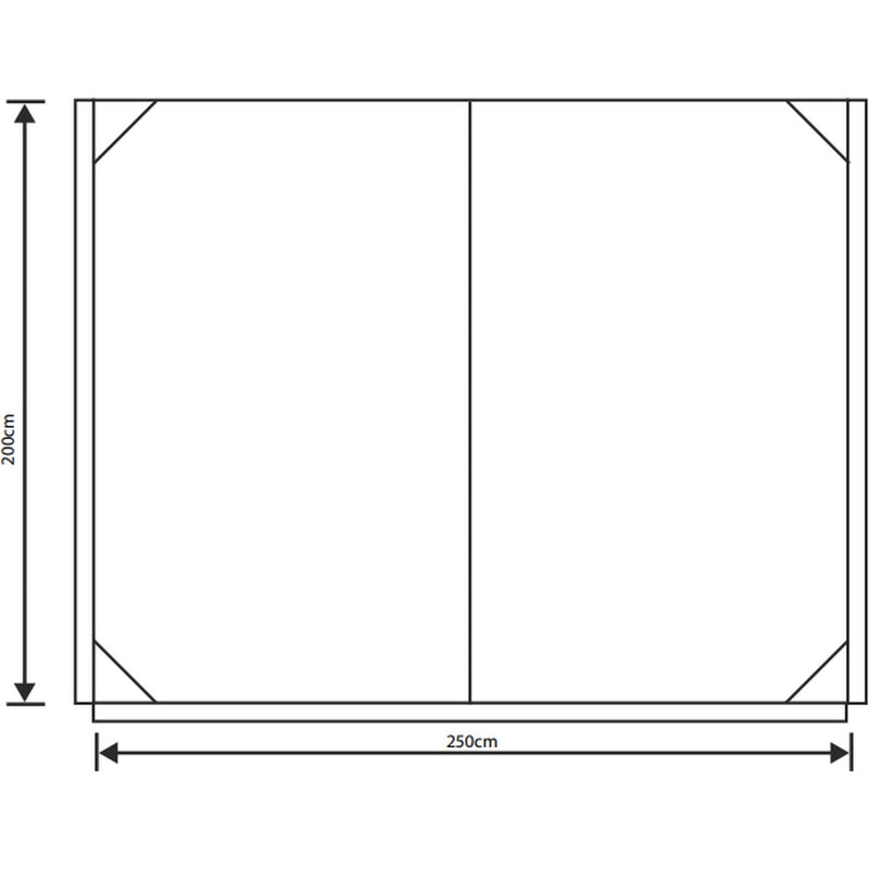 Outdoor Revolution Cayman Canopy Side Panels with Support Bars Outdoor Revolution - UK Camping And Leisure